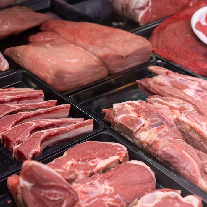 Viande de veau halal certifiée ACHAHADA en vitrine